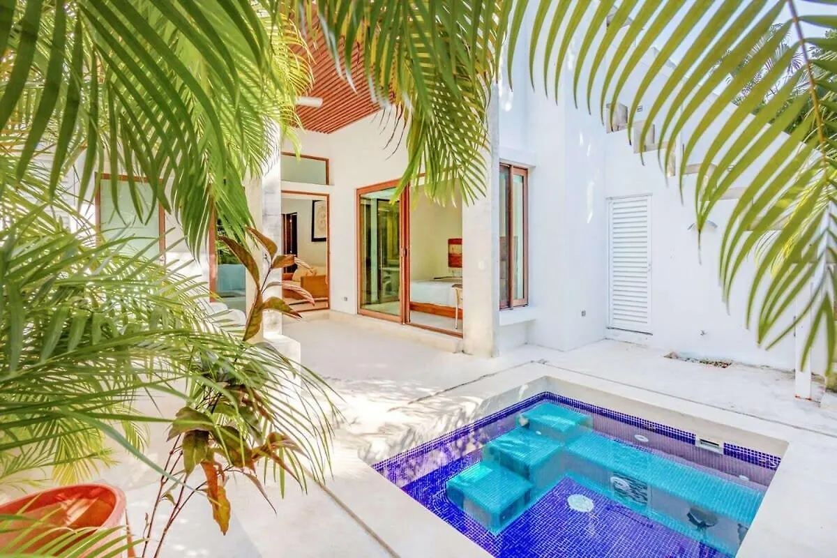 Private Terrace With Plunge Pool L Sat Tv L Beach Access Villa Akumal 0*,  Mexikó