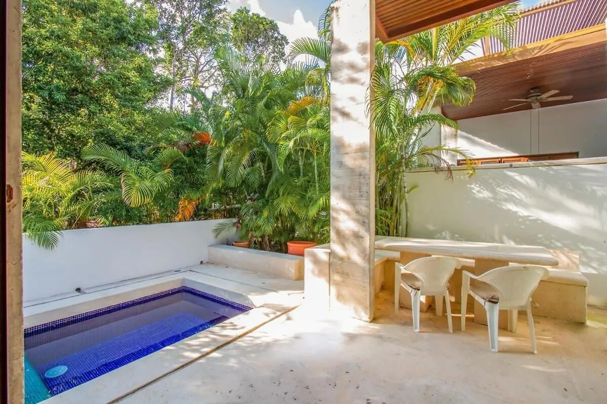 Private Terrace With Plunge Pool L Sat Tv L Beach Access Villa Akumal